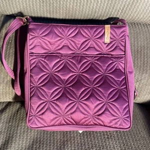 Donna Sharp Handbags, Magenta Expandable Hipster Item 25170 - Picture 1 of 12