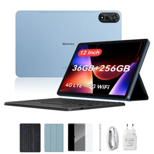 Blackview MEGA 2 Android 15 Tablet 12 Inch 36GB+256GB/TF 2TB 9000mAh W/ Keyboard - Picture 1 of 13