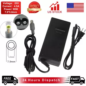 90W AC Adapter Charger For Lenovo ThinkPad X131E X200 X220 X300 X230 X301 X60 - Picture 1 of 5