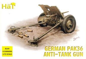 HAT 1/72 (20mm) WWII German 3.7cm Pak36 & Crew - Picture 1 of 1