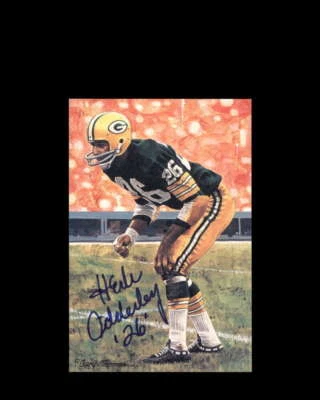 Herb Adderley JSA Coa Signed HOF Goal Line Art Card GLAC Autograph - Image 1 of 3