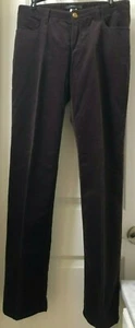 Gucci Velvet Dark Brown Pants Women Size 44 made in Italy 100% cotton - Picture 1 of 8