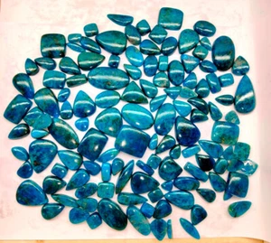 Apatite hANDMADE lOT Natural Cabochon 300Cts. Wholesale Loose Gemstone Lot - Picture 1 of 10