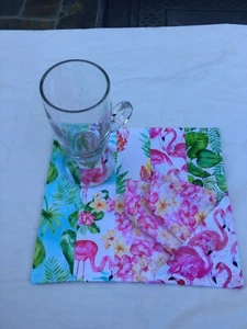 Alfombra de taza RSF Designs 831 rosa tropical flamingo resort - Imagen 1 de 4