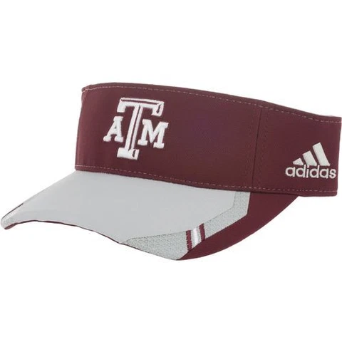 ($20) ADIDAS Texas A&M Aggies Jersey Adult MENS/MEN'S Hat Coach's Coaches Visor Cover