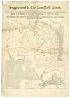 18" x 24" 1861 Map Of Washington National Lines