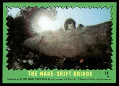 The Incredible Hulk 1979 TV Show Topps Card #11 (NM) - Image 1 of 2