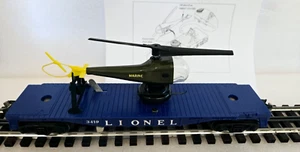 Lionel Postwar O Gauge 3419 Marine Operating Helicopter and Flat Car Train - Picture 1 of 9