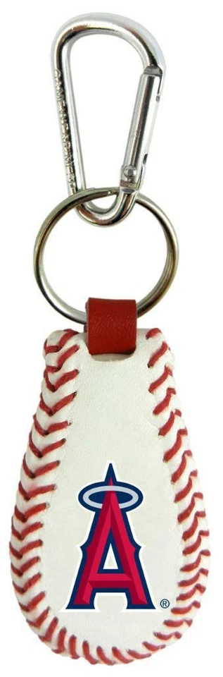 Los Angeles Angels Classic Leather Baseball Keychain [New] MLB Key Chain Jewelry - Image 1 of 1