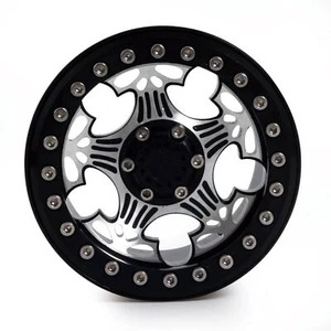 2.2" Beadlock Wheel Rim Five-Spoke Wheel Rims For 1/10 RC Rock Crawler Car - Picture 1 of 13