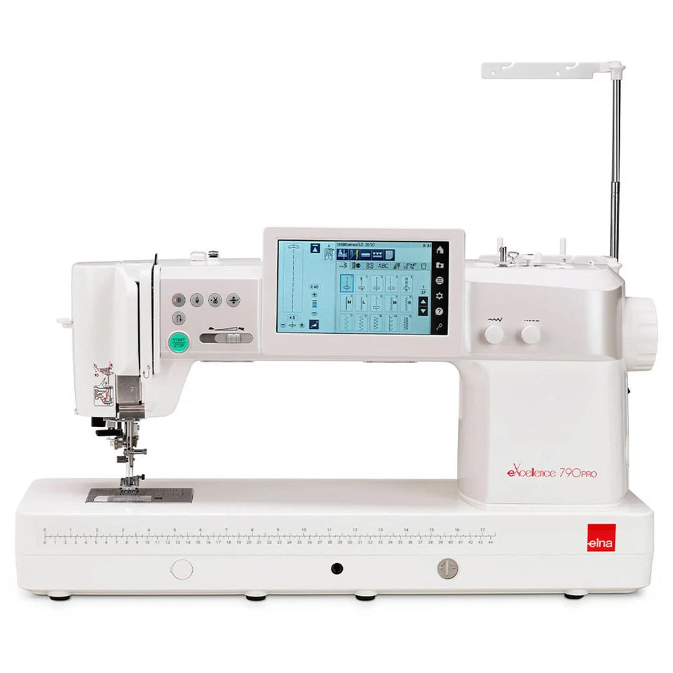 Elna eXcellence 790Pro Quilting Sewing Machine (Compare Janome M7) with Bonus Pa