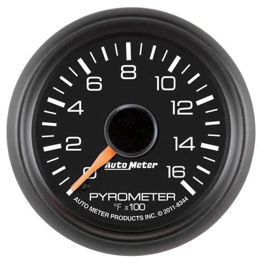 Autometer 8344 GM Factory Match Pyrometer (Egt) Gauge, 2-1/16", 1600 F, Stepper Foto 1 de 1