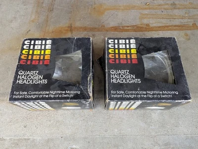 2 FARÓIS vintage Cibie 76-28-02 caixa original e instruções de instalação - Imagem 1 de 4