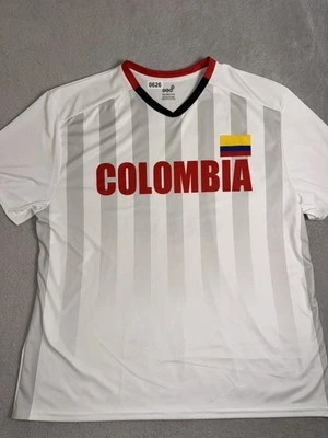 Colombia Jersey Men’s 2XL White Gen2 Soccer World Cup Short Sleeve - Image 1 of 4