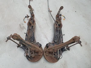 Org. ABS Hinterachse 4x100 Trommelbremse rear knuckles Honda CIVIC EJ9 EK3 96-00 - Picture 1 of 12