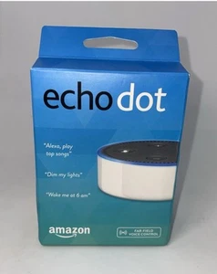 Amazon Echo Dot 2nd Generation, Smart Speaker - White - Factory Sealed - Picture 1 of 5