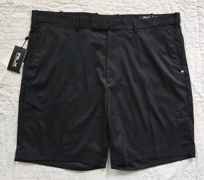 RLX Ralph Lauren Tailored Fit 9-Inch Performance Golf Shorts BLACK Size 42  NWT - Image 1 of 4