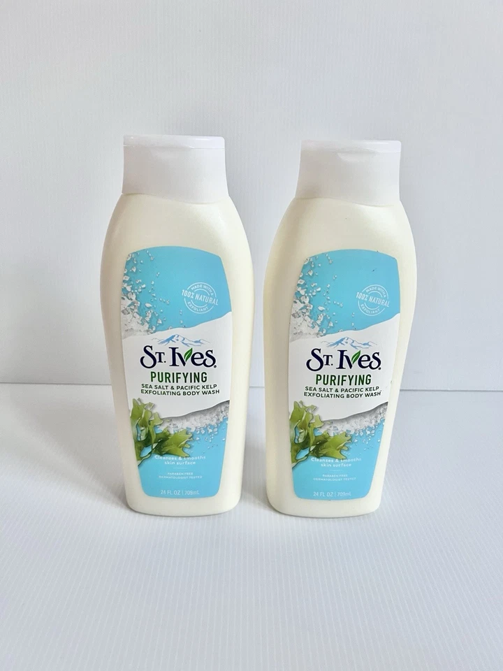 St. Ives Reand Purify Sea Salt Body Wash 24oz