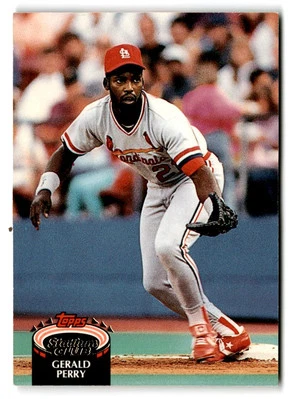 1992 Stadium Club #338 Gerald Perry - Image 1 of 2