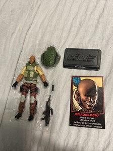 GI JOE 2017 ROADBLOCK SDCC revolution TRANSFORMERS Complete With Stand + Card