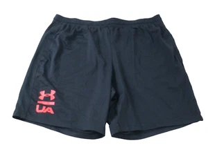 Under armour Shorts Herren XL schwarz Heat Gear Taschen Gummibund Swoosh Logo - Bild 1 von 10