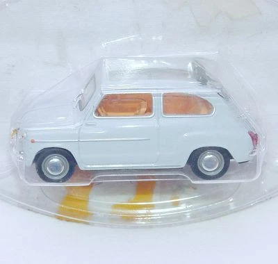 Solido France 1:43 SEAT FIAT 600 D "Backpack" Open Top Grey Rims Model Car Mint! - Image 1 of 4