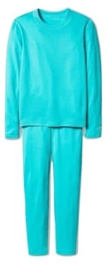 Champion Dou Dry Baselayer Girls Crew and Pant Set Moisture Wicking Quick Dry - Picture 1 of 6