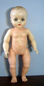 Vintage Apex 6 x 20 Plastic Jointed Doll Closing Sleep Eyes 23" Open mouth - Picture 1 of 9