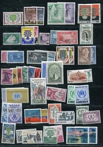 Briefmarkensätze Weltflüchtlingsjahr MH aus 42 Ländern 99 Marken! 1960 - Bild 1 von 5