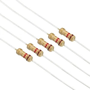 100Pcs 1W Carbon Resistors Kit 134 Values 1Ω-10MΩ ±5% for Circuit Projects - Picture 1 of 9