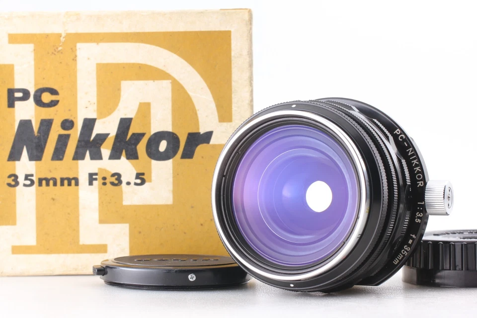 "N MINT+3" w/ Box Nikon PC Nikkor 35mm f/3.5 MF Perspective Control Shift JAPAN - Image 1 of 4