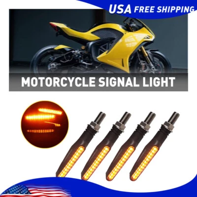 Luces LED de señalización intermitentes de giro ámbar para motocicleta Suzuki DRZ400s DRZ400sm EE. UU. Foto 1 de 4