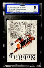 Alonzo Mourning 2014-15 PANINI EXCALIBUR NOBILITY #18 /99 Heat ISA 9 POP 1
