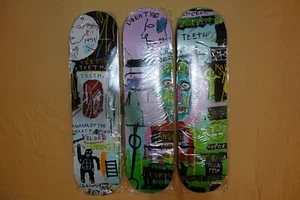 Jean-Michel Basquiat "In Italian" The SkateRoom Full SkateBoard Deck Set, 2014 - Picture 1 of 12