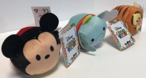 Disney Tsum Tsum Mini Plush Mickey Mouse Dumbo Tiger New With Tags - Picture 1 of 4