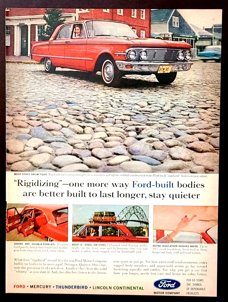 Ford Comet Original 1963 Vintage Print Ad - Image 1 of 1