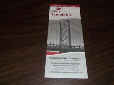 AUGUST 2017 PATCO LINDENWOLD NEW JERSEY PUBLIC TIMETABLE 