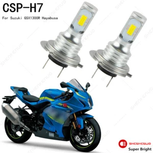 100W H7 For Suzuki GSX1300R Hayabusa 1999-2016 LED Headlight Low Beam White Bulb - Picture 1 of 10
