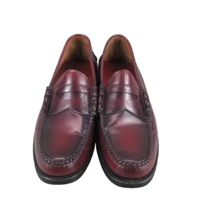 Johnston & Murphy Ski Moc Handcrafted Burgundy Penny Loafer 24 9003 Sz US 12A - Picture 1 of 6