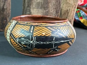 Old Australian Aboriginal Hand Painted Bracelet - Picture 1 of 12