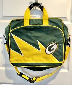 Vintage Mead NFL Green Bay Packers Messenger Day Pack Bag with Shoulder Strap.