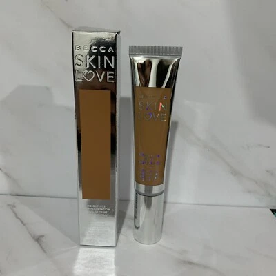 BECCA Skin Love Weightless Blur Foundation "Cafe" NEW!! 1.23 fl. oz. - Image 1 of 2