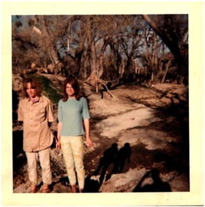 Pretty Women Hiking at Canyon Meadow Trail California CA 1967 Vintage Photo - Picture 1 of 2