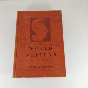 World Writers A Book Of Readings By Types, William Richardson 1936 Ginn & Co HC  - Picture 1 of 15
