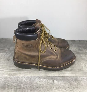 Dr Doc Martens 839 England 1460 Leather Combat Men’s Boots Size UK 8 US 9 Vtg - Picture 1 of 11