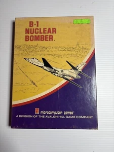 B-1 Nuclear Bomber Avalon Hill Atari 400 800 Diskette komplett in Box CIB - Bild 1 von 5