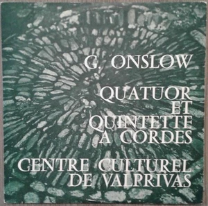 George Onslow Quatuor Et Quintette A Cordes - LP 33T - Picture 1 of 1