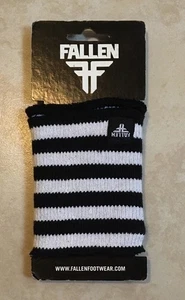Vtg Fallen Shoes Wrist Bands Sweatband Zero Skateboards Punk Goth Emo Skate Y2K - Picture 1 of 4