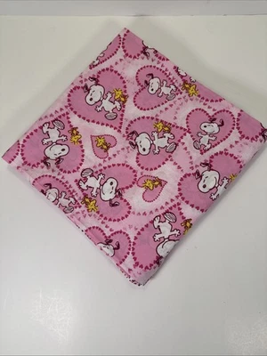 Snoopy’s Valentine, Peanuts  Cotton Fabric 2+ Yards Sewing Quilting Crafts DIY - Image 1 of 4