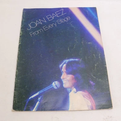 Joan Baez From Every Stage Piano Voice Songbook Sheet Music 1976 Almo - Image 1 of 4